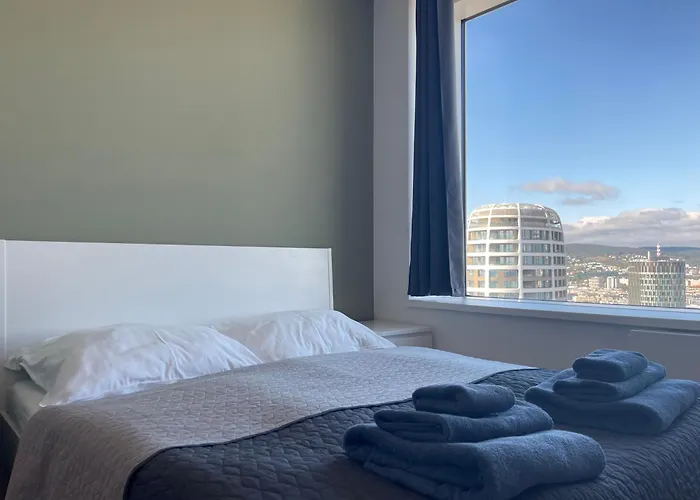 아파트 Sag 28 Floor Panrama Free Parking Free Wifi 브라티슬라바