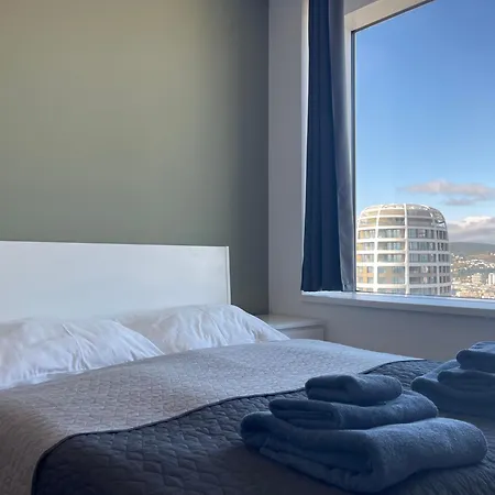 Apartment Sag 28 Floor Panrama Free Parking Free Wifi Bratislava